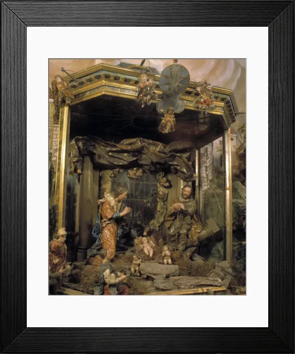 Framed Print : Detail of a Neapolitan birth Framed Print : Detail of a Neapolitan birth