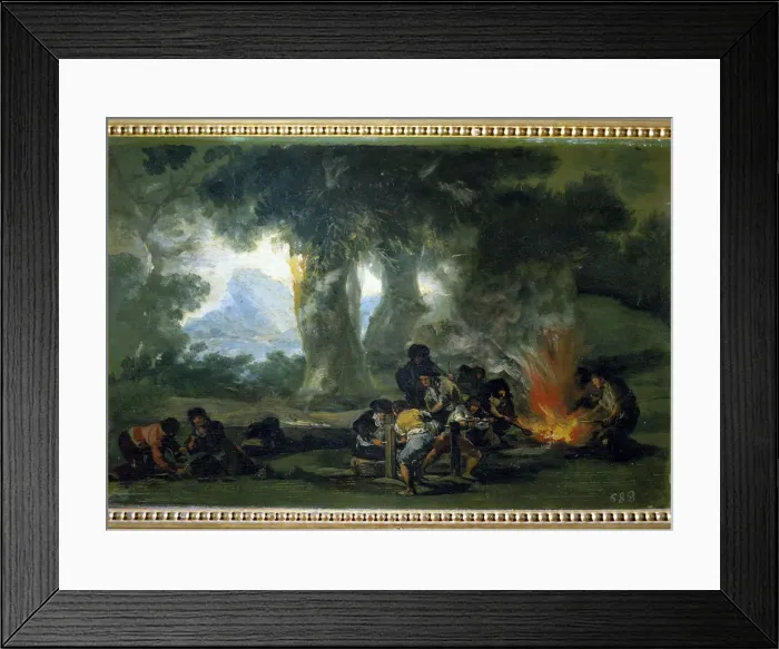 Framed Print : Bulls factory, oil on table (Back: Rifle bulls factory of Josef Mallen in the Sierra Framed Print : Bulls factory, oil on table (Back: Rifle bulls factory of Josef Mallen in the Sierra