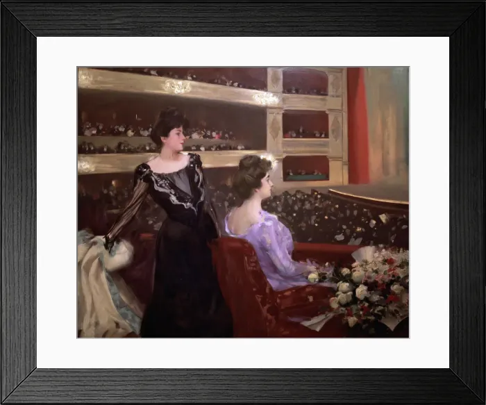 Framed Print : The Lyceum, oil by Ramon Casas 1901-1902 Framed Print : The Lyceum, oil by Ramon Casas 1901-1902