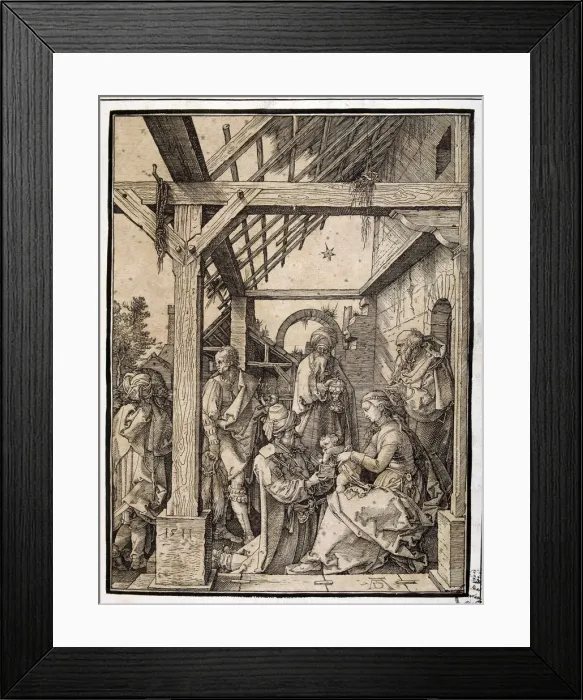 Framed Print : Adoration of the Magi, by Albrecht Dürer Framed Print : Adoration of the Magi, by Albrecht Dürer