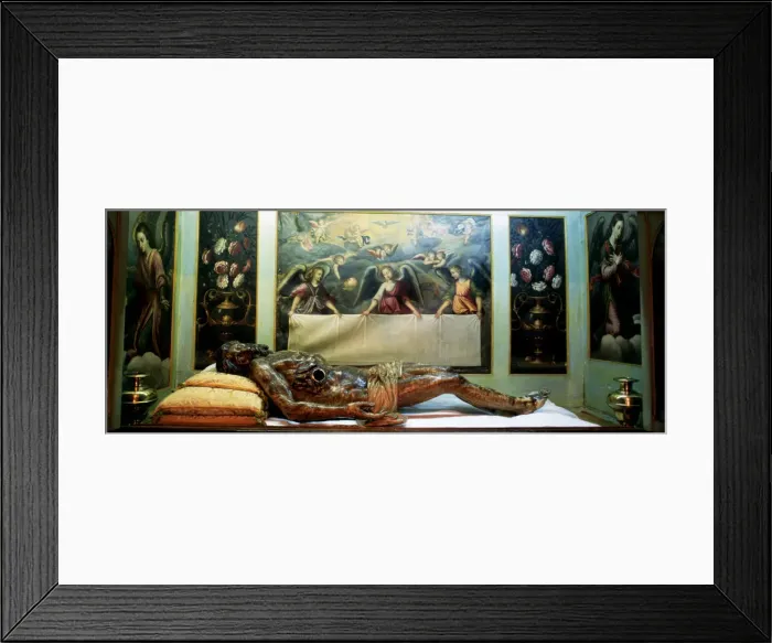 Framed Print : Lying Christ by Gaspar Becerra Framed Print : Lying Christ by Gaspar Becerra