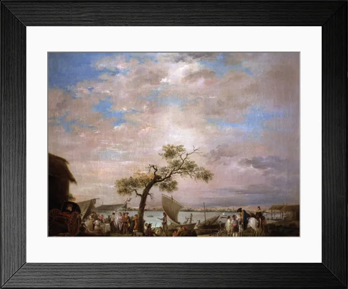 Framed Print : The Albufera of Valencia by Antonio Carnicero Framed Print : The Albufera of Valencia by Antonio Carnicero