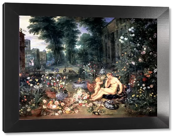 The Smell, 1617, oil by Jan Brueguel