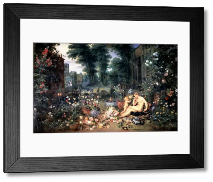Framed Print : The Smell, 1617, oil by Jan Brueguel Framed Print : The Smell, 1617, oil by Jan Brueguel
