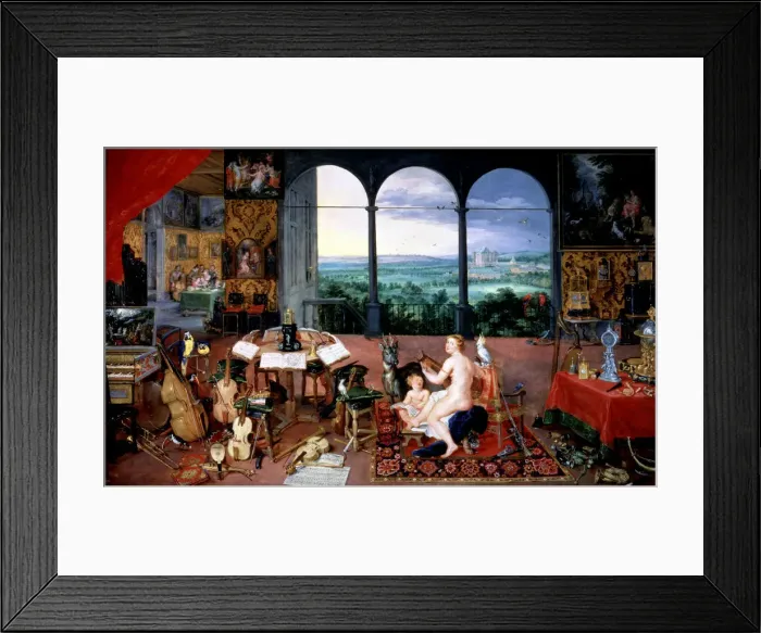 Framed Print : The Hearing, 1617, by Jan Brueguel Framed Print : The Hearing, 1617, by Jan Brueguel