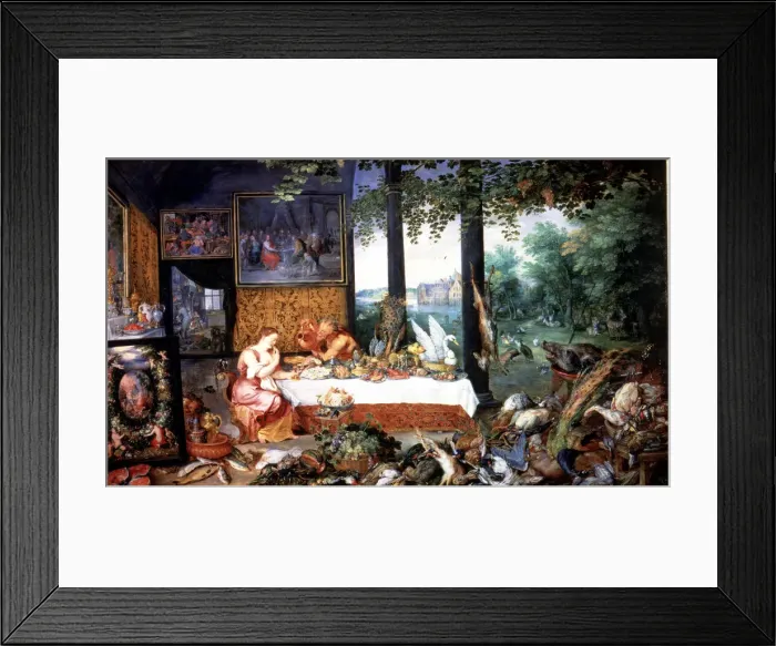 Framed Print : The Taste, 1618, by Jan Brueguel Framed Print : The Taste, 1618, by Jan Brueguel