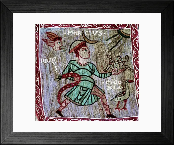 Framed Print : Tapestry of Creation, detail of March Framed Print : Tapestry of Creation, detail of March