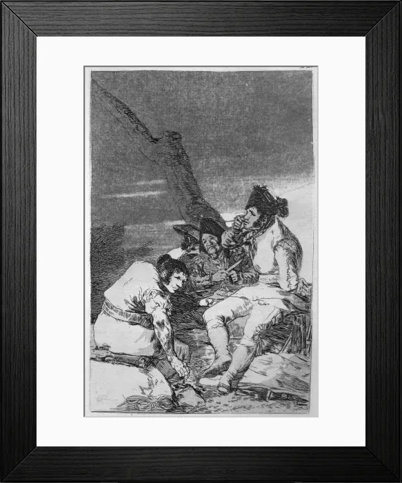 Framed Print : Los Caprichos, series of etchings by Francisco de Goya (1746-1828), plate 11: Muchachos Framed Print : Los Caprichos, series of etchings by Francisco de Goya (1746-1828), plate 11: Muchachos