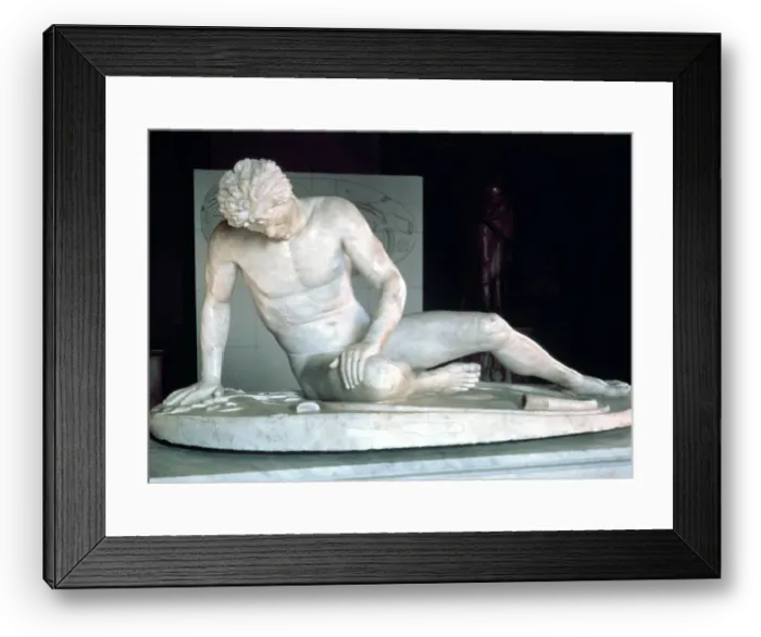 Framed Print : The Galata, Dying Gaul, a Roman copy of a Greek original from Pergamum, 3rd-2nd century BC Framed Print : The Galata, Dying Gaul, a Roman copy of a Greek original from Pergamum, 3rd-2nd century BC
