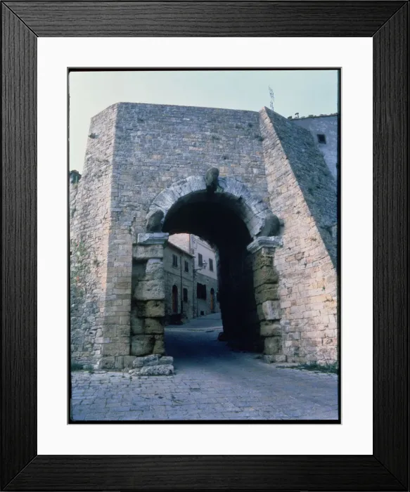 Framed Print : Etruscan Gate, entrance to the city in Volterra Framed Print : Etruscan Gate, entrance to the city in Volterra