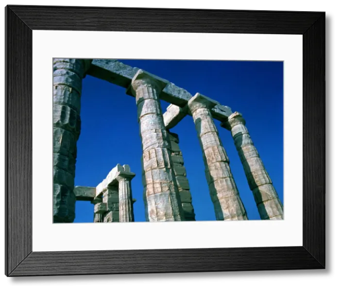 Framed Print : Columns of the Temple of Poseidon at Cape Sounion Framed Print : Columns of the Temple of Poseidon at Cape Sounion