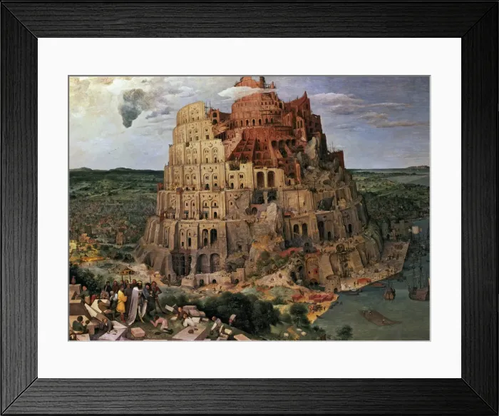 Framed Print : The construction of the Babel Tower by Pieter Brueghel the Elder Framed Print : The construction of the Babel Tower by Pieter Brueghel the Elder