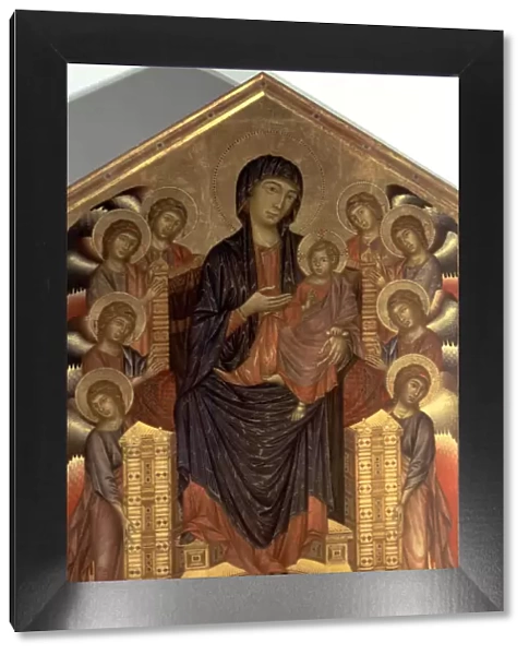 Enthroned Madonna, c. 1280 - 1285 (restored in 1997), work by Cimabue