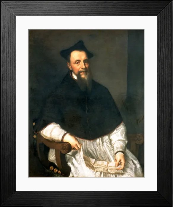 Framed Print : Portrait of Ludovico Beccadelli by Titian Framed Print : Portrait of Ludovico Beccadelli by Titian