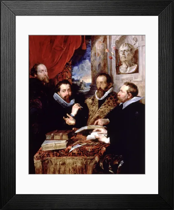 Framed Print : The Four Philosophers, by Rubens Framed Print : The Four Philosophers, by Rubens