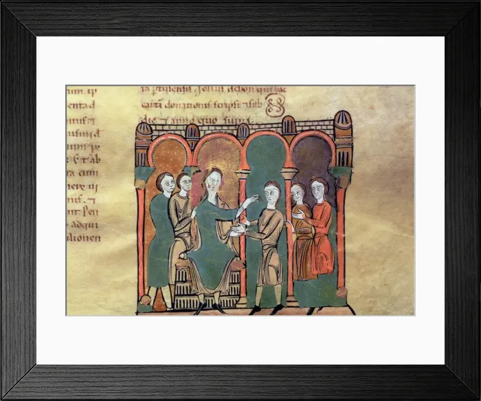 Framed Print : Sacramental Witness of Count Bernat I of Besalu the Tallaferro (? 970 - 1020) Framed Print : Sacramental Witness of Count Bernat I of Besalu the Tallaferro (? 970 - 1020)