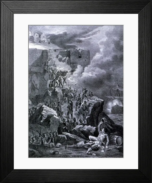 Framed Print : War against England, second English rule (1763 - 1782), loss of the island of Menorca Framed Print : War against England, second English rule (1763 - 1782), loss of the island of Menorca