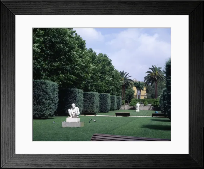 Framed Print : Partial view of the Municipal Park Can Boixeres in L Hospitalet del Llobregat Framed Print : Partial view of the Municipal Park Can Boixeres in L Hospitalet del Llobregat