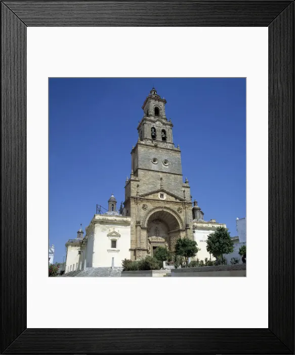 Framed Print : Facade and tower of the Church of Santa Maria de la Asuncion in Utrera (Sevilla) Framed Print : Facade and tower of the Church of Santa Maria de la Asuncion in Utrera (Sevilla)