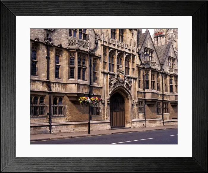 Framed Print : Facade of Brasenose College, Oxford Framed Print : Facade of Brasenose College, Oxford