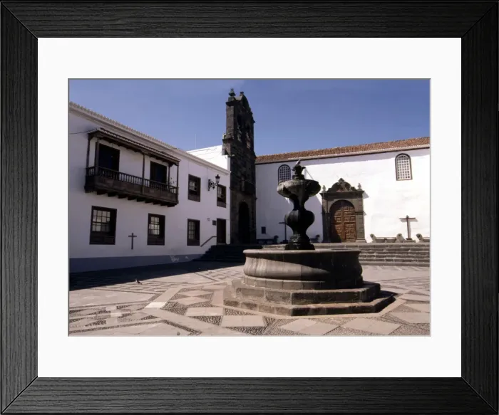 Framed Print : View of the San Francisco square, with the church and convent of the same name in Framed Print : View of the San Francisco square, with the church and convent of the same name in