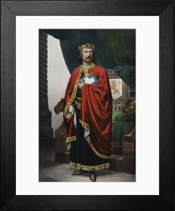 Framed Print : Don Alphonse IV the Monk (? -933), King of Leon Framed Print : Don Alphonse IV the Monk (? -933), King of Leon