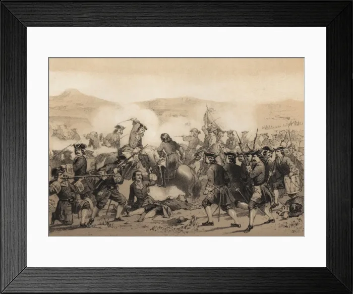 Framed Print : Battle of Almansa. April 25, 1707, between the armies of Philip V and the Archduke of Austria Framed Print : Battle of Almansa. April 25, 1707, between the armies of Philip V and the Archduke of Austria
