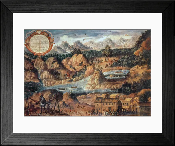 Framed Print : Reduction of the natives from Pantasma and Paraca in Guatemala Framed Print : Reduction of the natives from Pantasma and Paraca in Guatemala