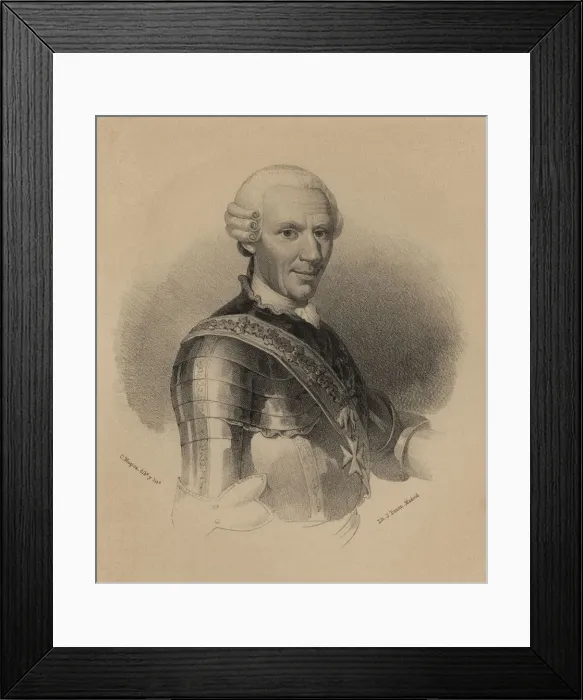 Framed Print : Charles III (1716-1788), King of Naples and Sicily, King of Spain from 1759-1788 Framed Print : Charles III (1716-1788), King of Naples and Sicily, King of Spain from 1759-1788