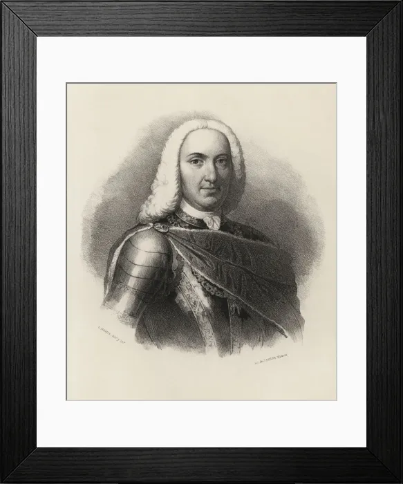 Framed Print : Philip V (1683-1746), called the Animoso, King of Spain from 1700-1746, engraving 1870 Framed Print : Philip V (1683-1746), called the Animoso, King of Spain from 1700-1746, engraving 1870