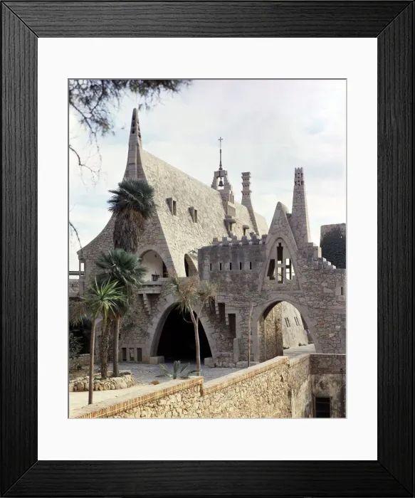 Framed Print : Güell cellar in El Garraf, work by Francesc Berenguer i Mestres (1866 - 1914) Framed Print : Güell cellar in El Garraf, work by Francesc Berenguer i Mestres (1866 - 1914)