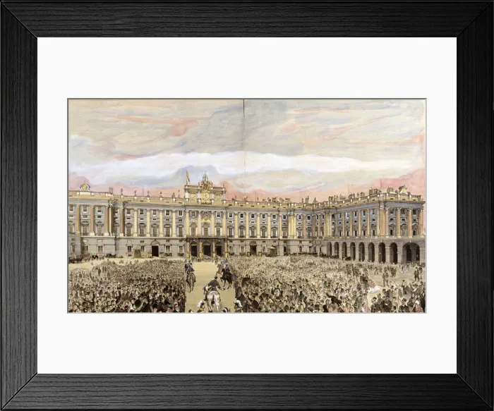 Framed Print : Check the king in the Royal Palace of Madrid, Alfonso XII, King of Spain (1857-1885) Framed Print : Check the king in the Royal Palace of Madrid, Alfonso XII, King of Spain (1857-1885)