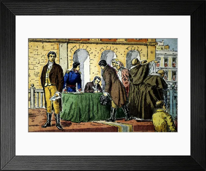 Framed Print : Parliament of Cadiz (1811), promulgated by the deputies of the Cadiz Constitution of 1812 Framed Print : Parliament of Cadiz (1811), promulgated by the deputies of the Cadiz Constitution of 1812
