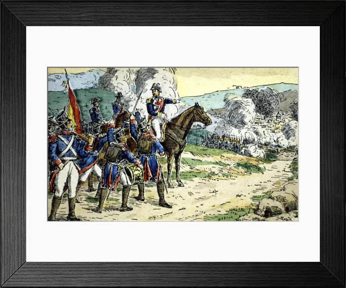 Framed Print : First Carlist War (1833 - 1840), liberation of Bilbao by the royalist troops of General Framed Print : First Carlist War (1833 - 1840), liberation of Bilbao by the royalist troops of General