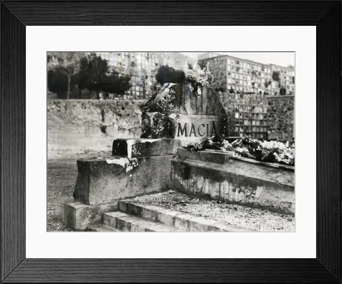 Framed Print : Tomb of Francesc Macia, president of the Generalitat de Catalonia Framed Print : Tomb of Francesc Macia, president of the Generalitat de Catalonia