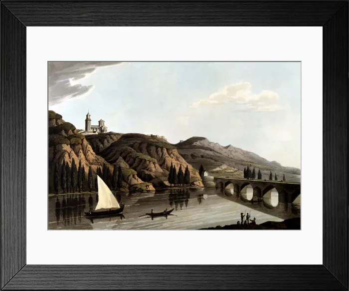 Framed Print : View of Toro (Zamora) on the Douro River, lithograph, 1812 Framed Print : View of Toro (Zamora) on the Douro River, lithograph, 1812