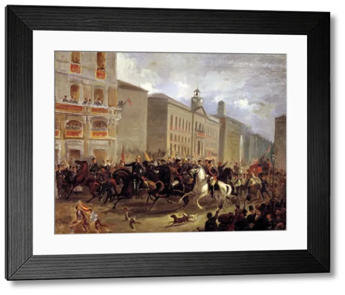 Framed Print : Proclamation of the First Republic in the Puerta del Sol, 1873 Framed Print : Proclamation of the First Republic in the Puerta del Sol, 1873