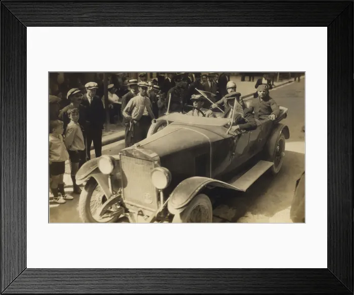 Framed Print : Antique car show in Barcelona Framed Print : Antique car show in Barcelona