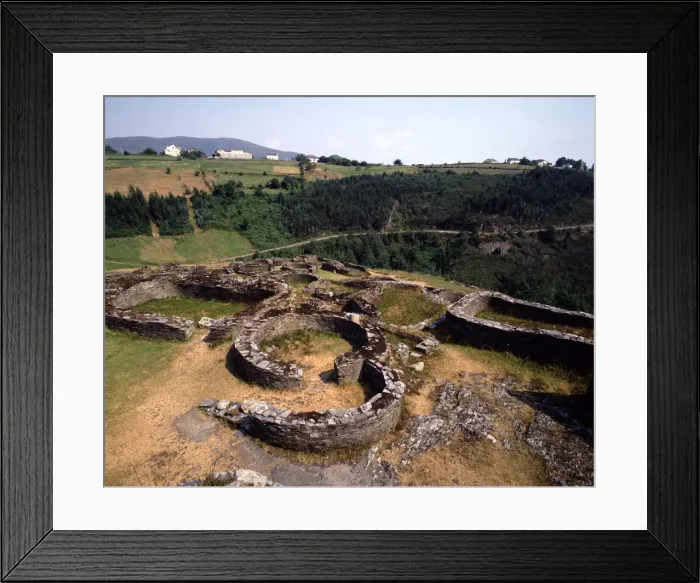 Framed Print : Partial view of the ruins of a Celtic Castro in Coana (Asturias) Framed Print : Partial view of the ruins of a Celtic Castro in Coana (Asturias)