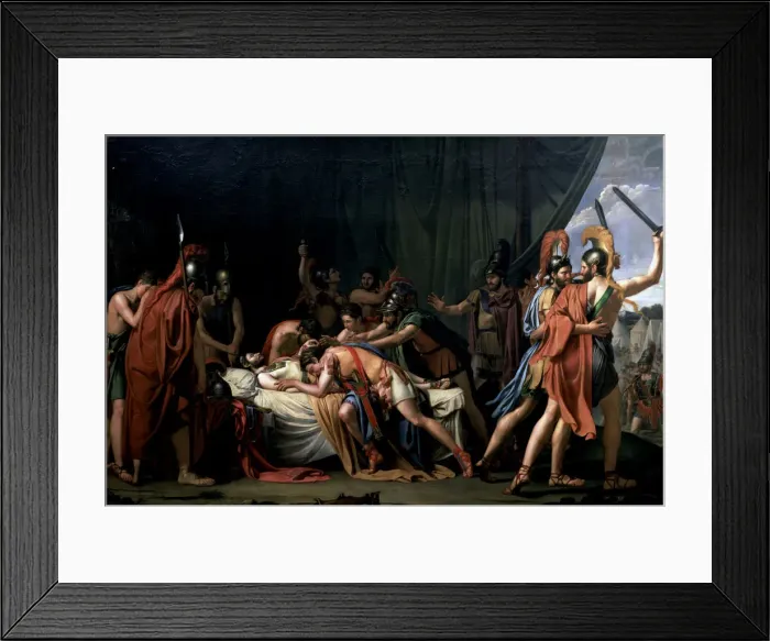 Framed Print : Oil representing The death of Viriato Framed Print : Oil representing The death of Viriato
