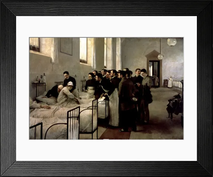 Framed Print : Visit to hospital Framed Print : Visit to hospital