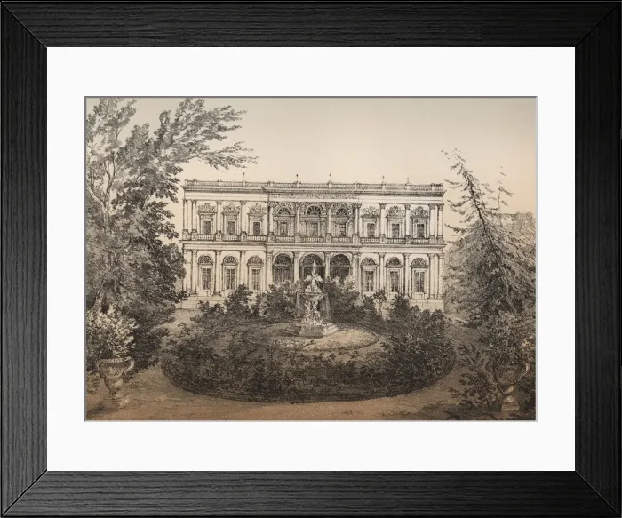 Framed Print : Palace of the Marquis of Salamanca, built between 1846 and 1855 in Recoletos walk Framed Print : Palace of the Marquis of Salamanca, built between 1846 and 1855 in Recoletos walk