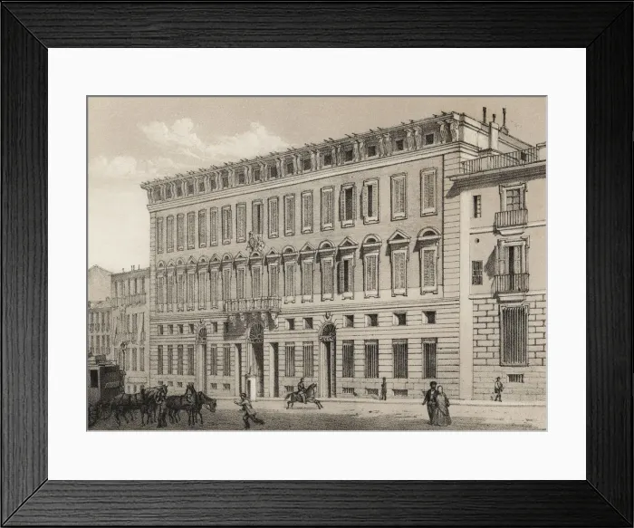 Framed Print : Royal Customs House, now the Ministry of Finance, the building was commissioned by Framed Print : Royal Customs House, now the Ministry of Finance, the building was commissioned by