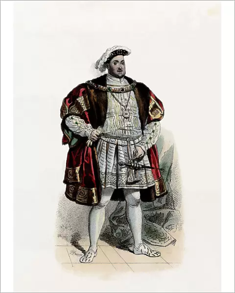 Henry VIII, King of England (Greenwich, 1491-Westminster, 1547), son of Henry VI