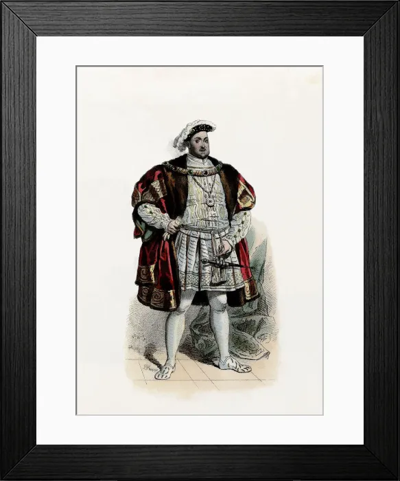 Framed Print : Henry VIII, King of England (Greenwich, 1491-Westminster, 1547), son of Henry VI Framed Print : Henry VIII, King of England (Greenwich, 1491-Westminster, 1547), son of Henry VI