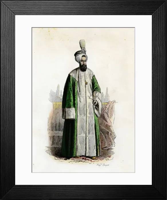 Framed Print : Sultan Selim III, Emperor of the Ottomans (1761-1808), son of Mustafa II, etching, 1870 Framed Print : Sultan Selim III, Emperor of the Ottomans (1761-1808), son of Mustafa II, etching, 1870