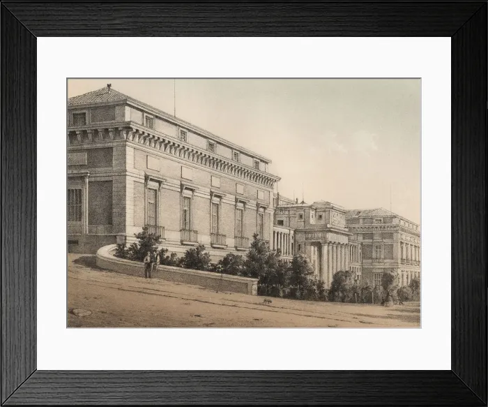 Framed Print : Royal Museum of Painting and Sculpture. Prado Museum, designed by Count of Floridablanca Framed Print : Royal Museum of Painting and Sculpture. Prado Museum, designed by Count of Floridablanca