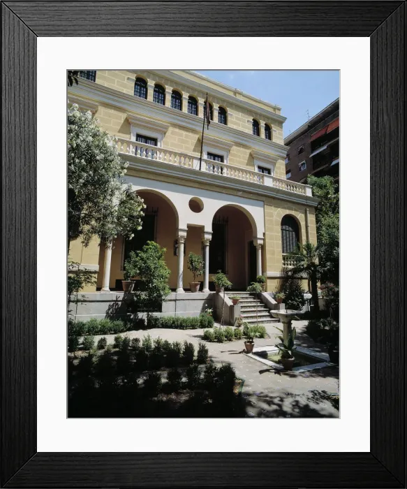 Framed Print : Building of the Sorolla Museum in Madrid