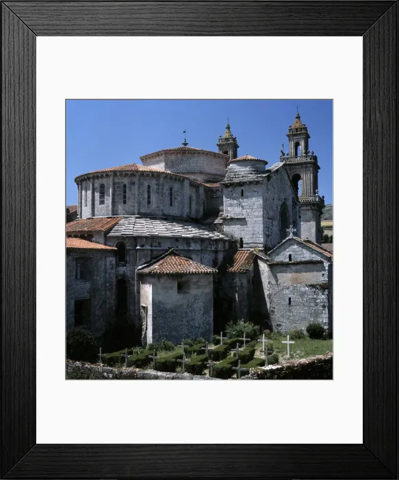 Framed Print : Exterior view of the church of the monastery of Santa Maria de Osera (Orense), detail of the apse Framed Print : Exterior view of the church of the monastery of Santa Maria de Osera (Orense), detail of the apse