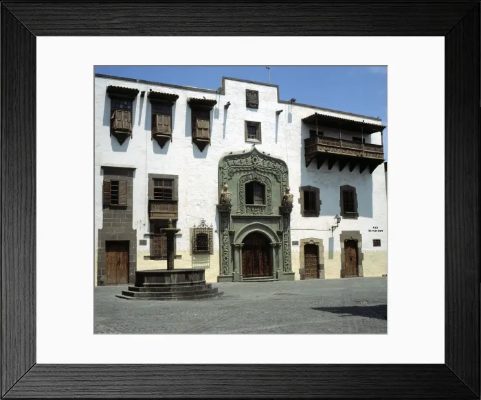 Framed Print : Facade of the Provincial Museum of Fine Arts of Las Palmas de Gran Canaria Framed Print : Facade of the Provincial Museum of Fine Arts of Las Palmas de Gran Canaria